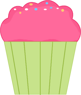 cupcakes clipart light pink cupcake