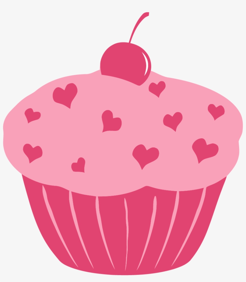 Muffins clipart cute pink cupcake. Png images cliparts free