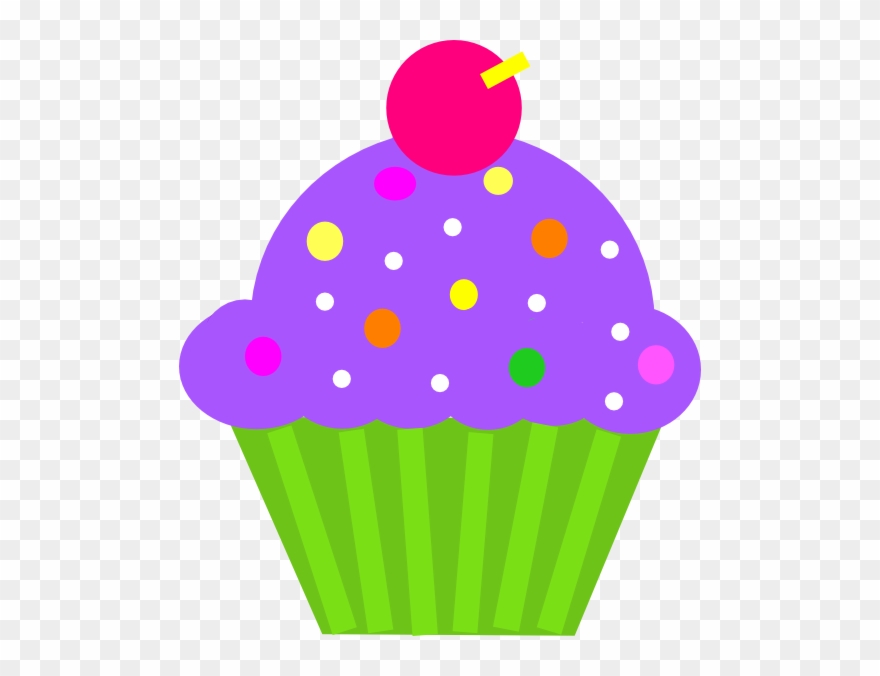 cupcakes clipart purple thing