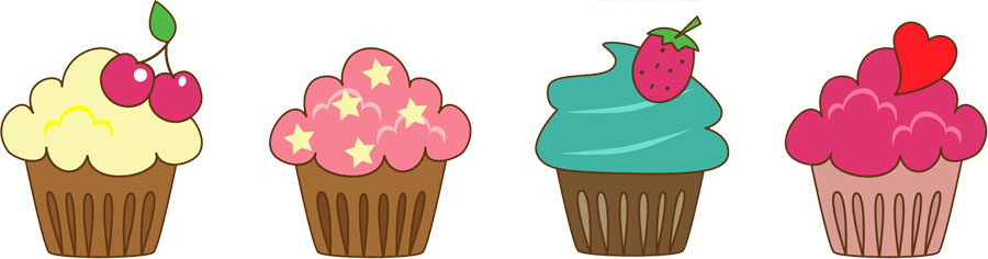 Cupcakes clipart row. Index of hp wordpress