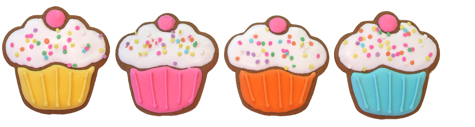 cupcakes clipart row