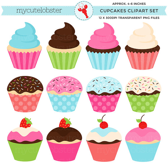 cupcakes clipart small cupcake