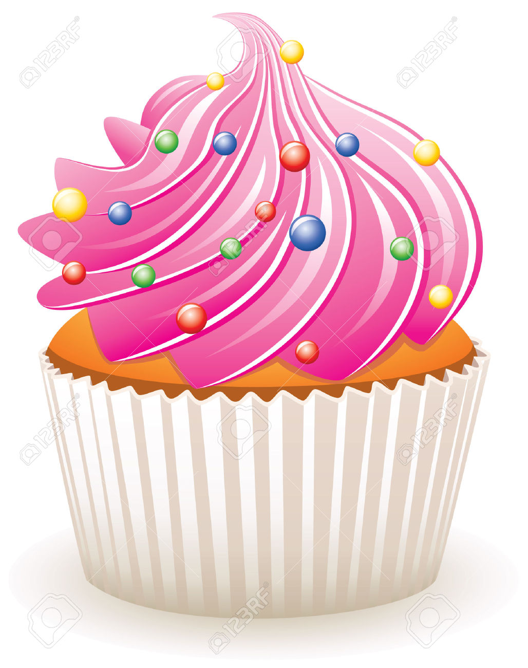 cupcakes clipart sprinkle