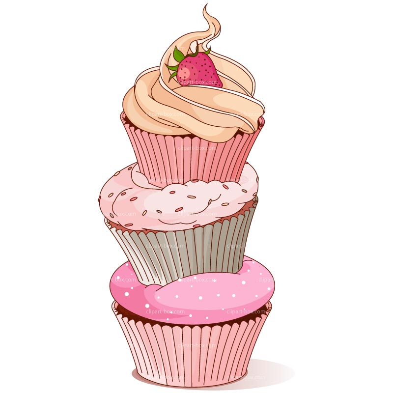 cupcakes clipart tower