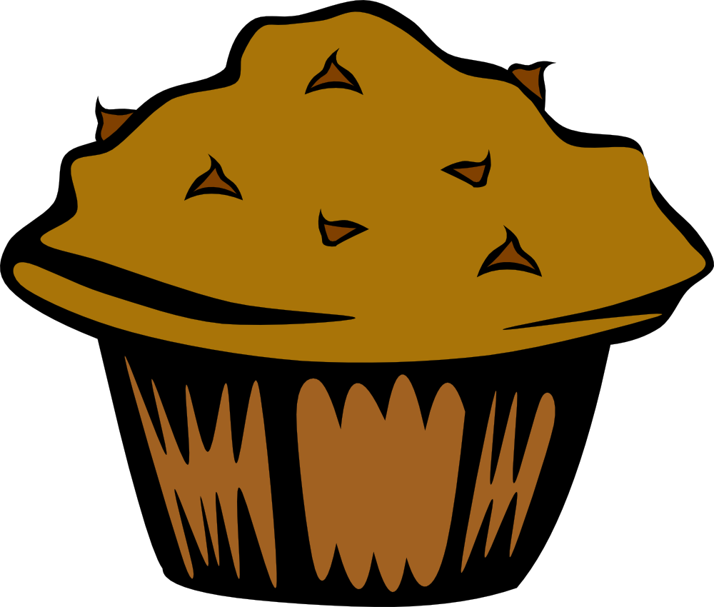 Chocolate chips free download. Muffins clipart breakfast muffin