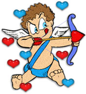 Cupid clipart animated. Free valentines day gifs