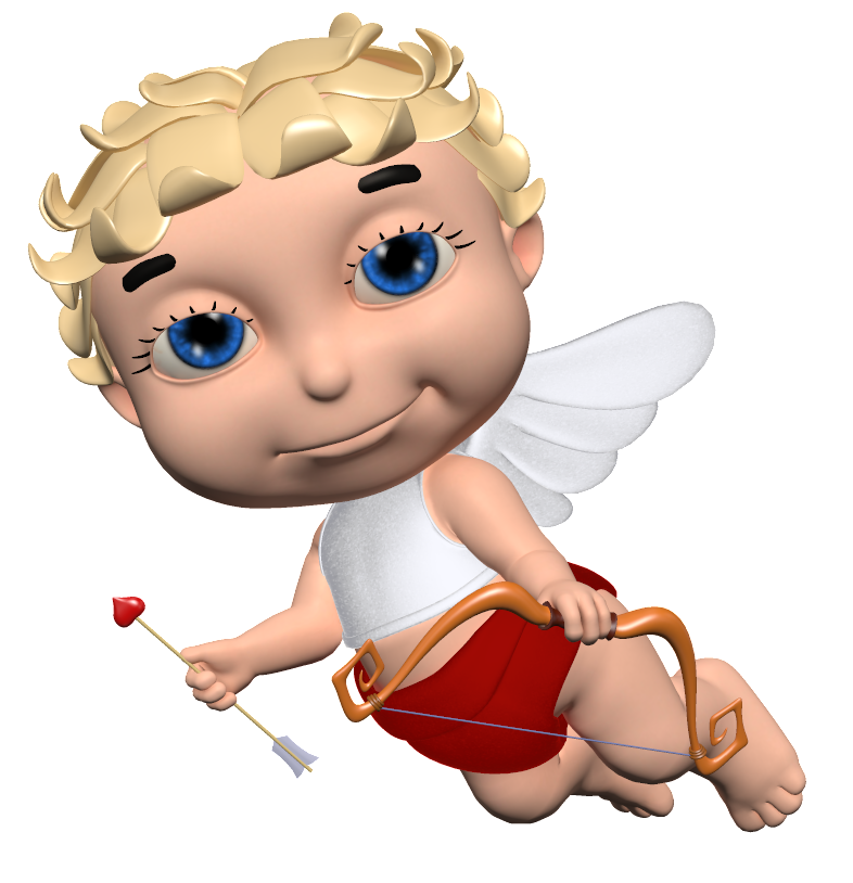 Cupid clipart coloring page, Cupid coloring page Transparent FREE for