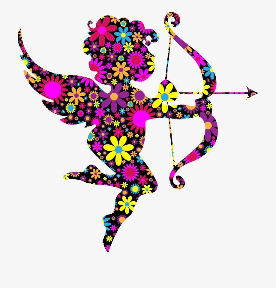 Cupid clipart cupid's bow. Small cupids and arrow