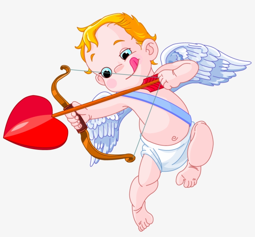 Cupid clipart cute. Adorable valentine free transparent