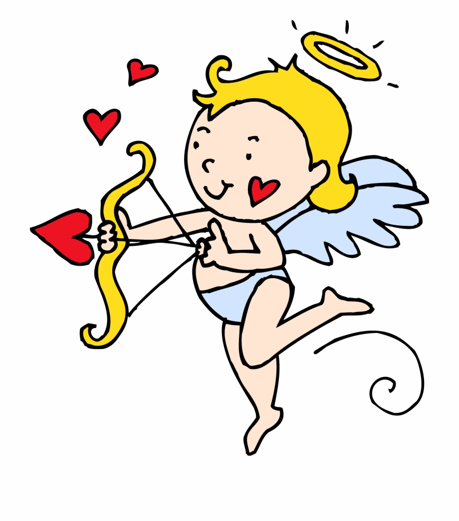 cupid clipart happy valentines