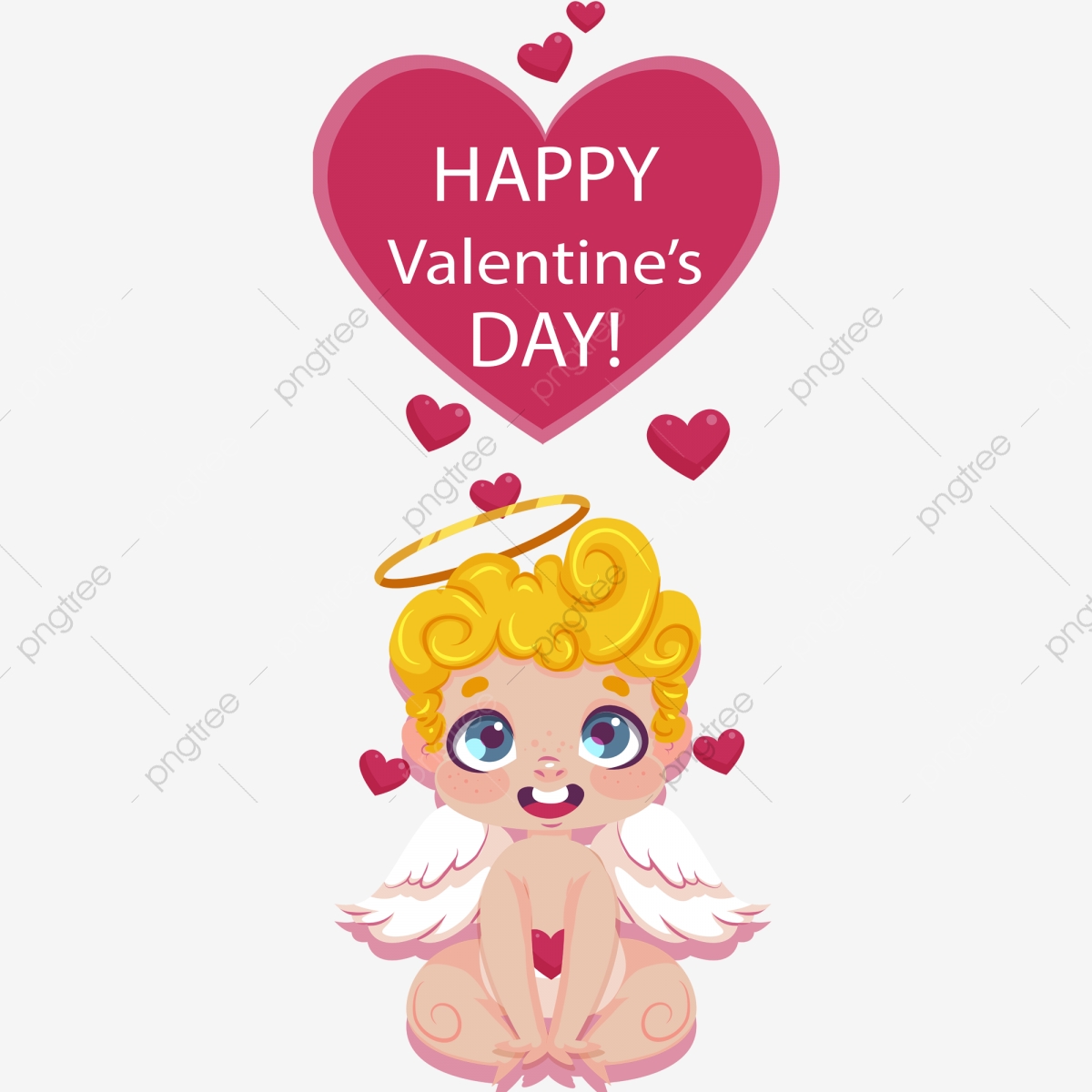 cupid clipart valentines day rose