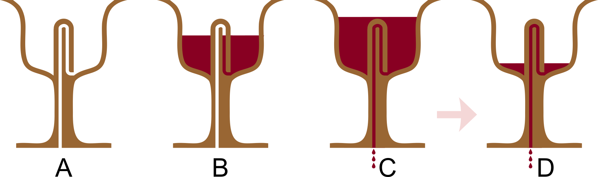 Pythagorean practical joke chalice. Cups clipart cup runneth over