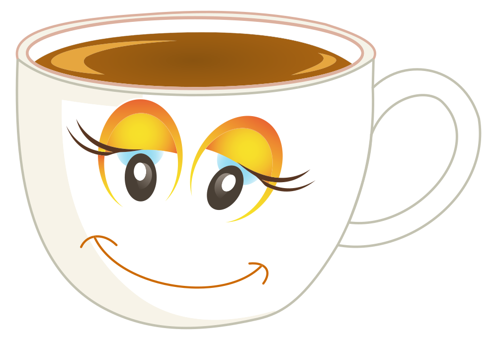 cups clipart happy