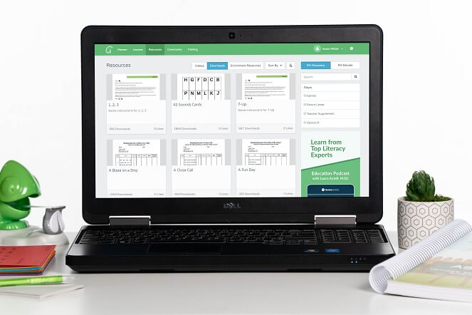 Elementary reading and spelling. Curriculum clipart book computer