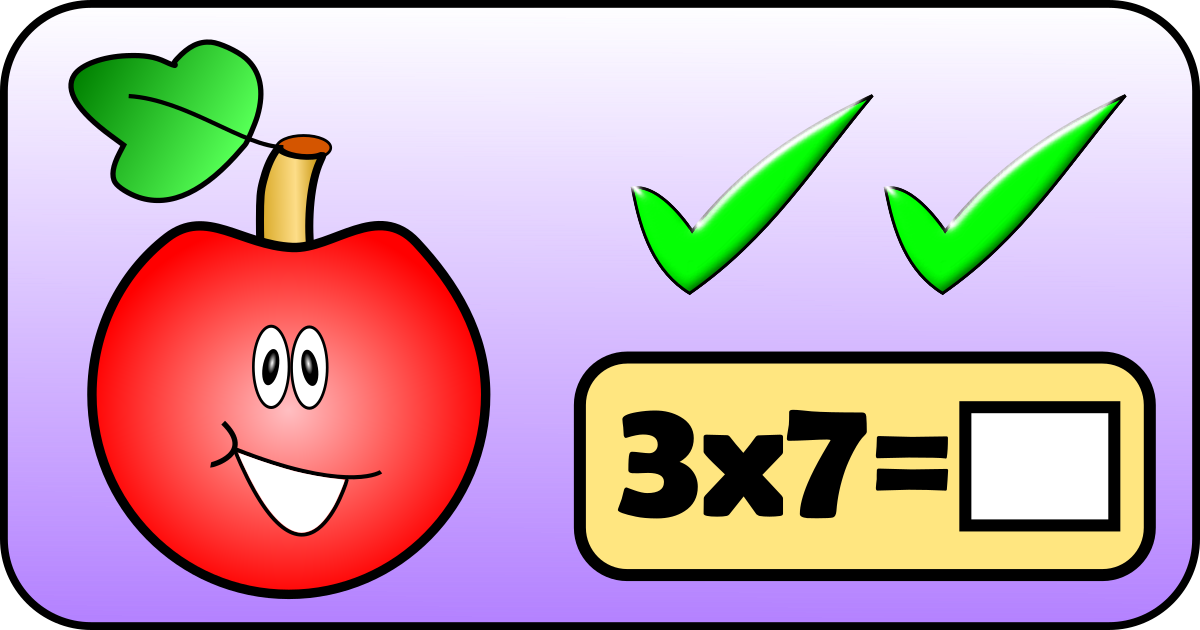 multiplication clipart timed test