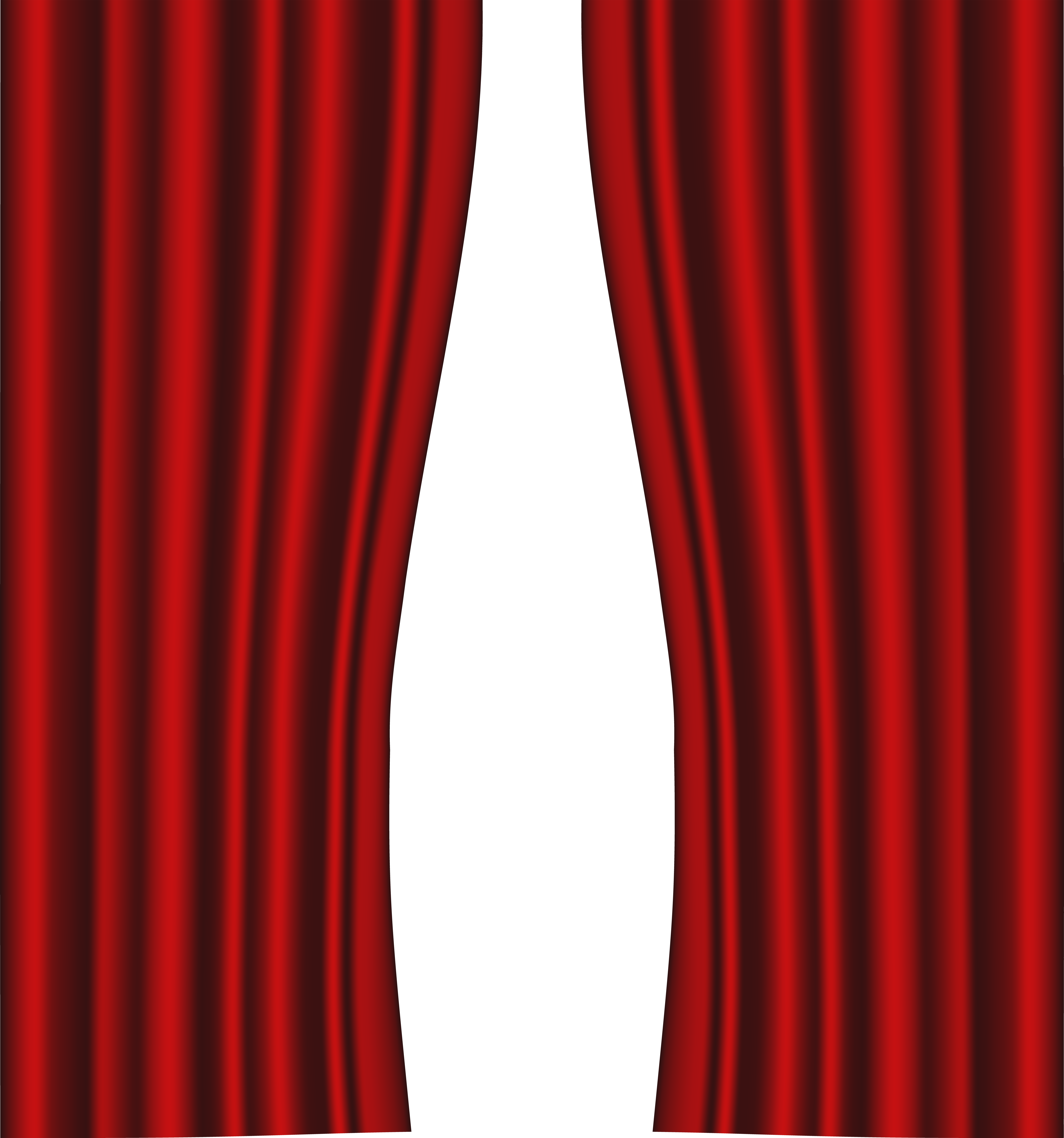 Red transparent png clip. Curtains clipart cartoon