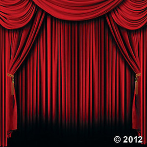 curtain clipart corner