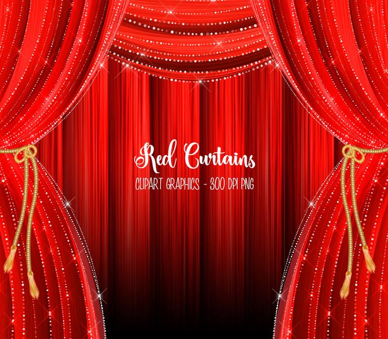 curtain clipart curtian