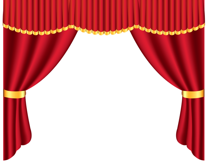 curtains clipart screen