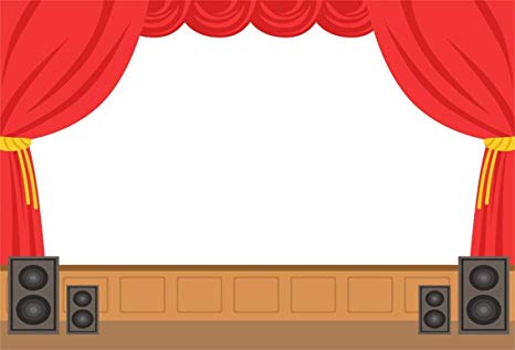 Curtains clipart graduation stage. Leyiyi x ft cartoon