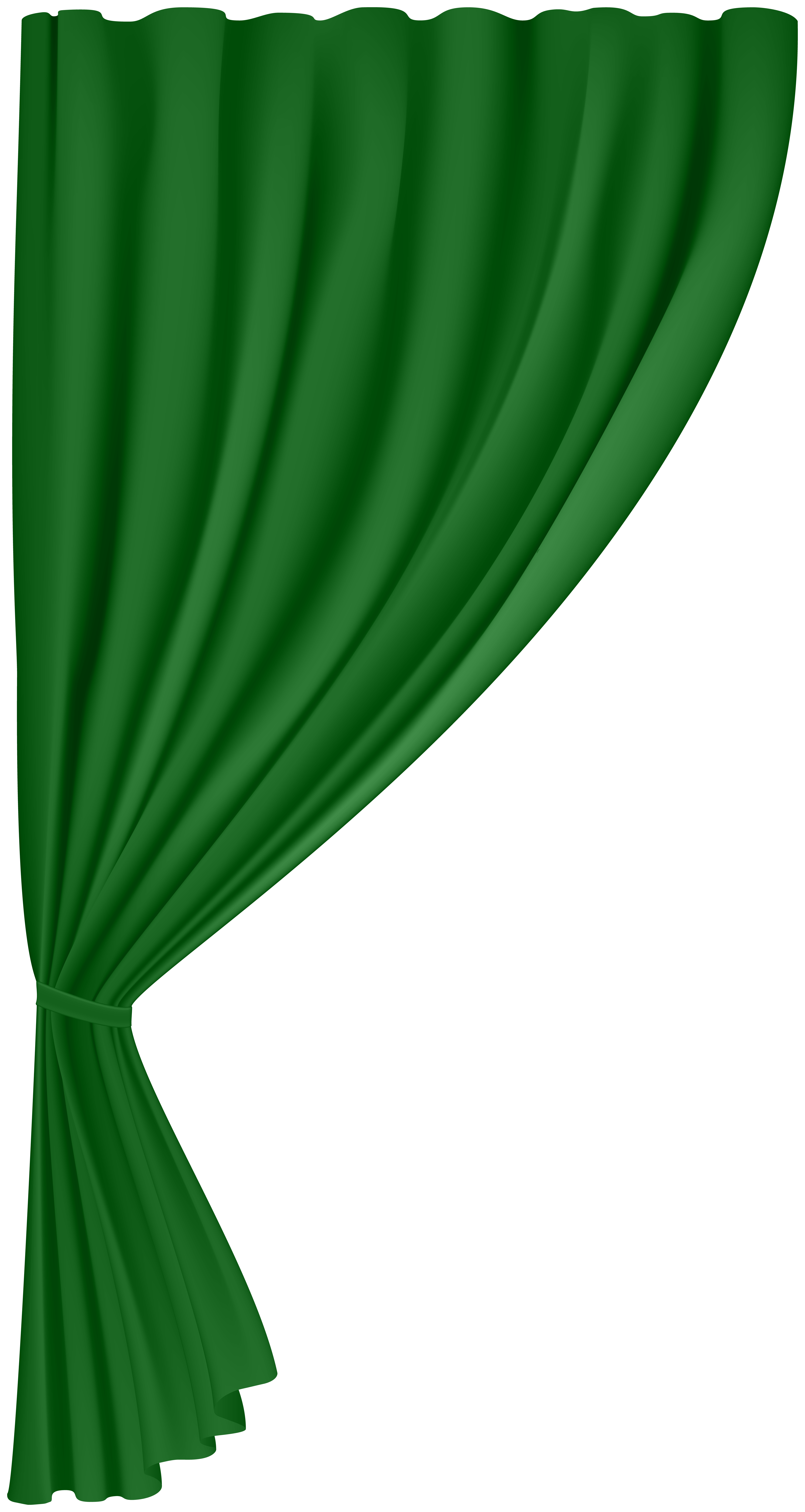 curtain clipart green curtain