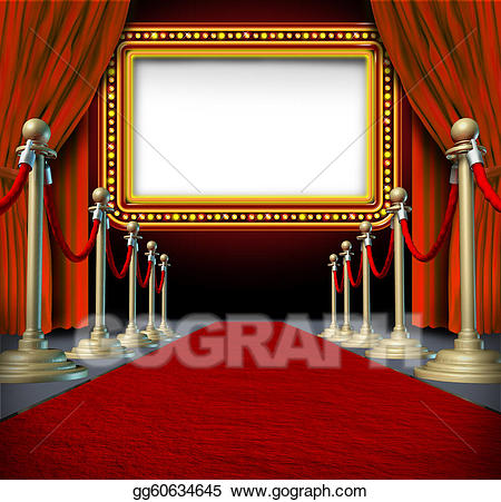curtain clipart marquee