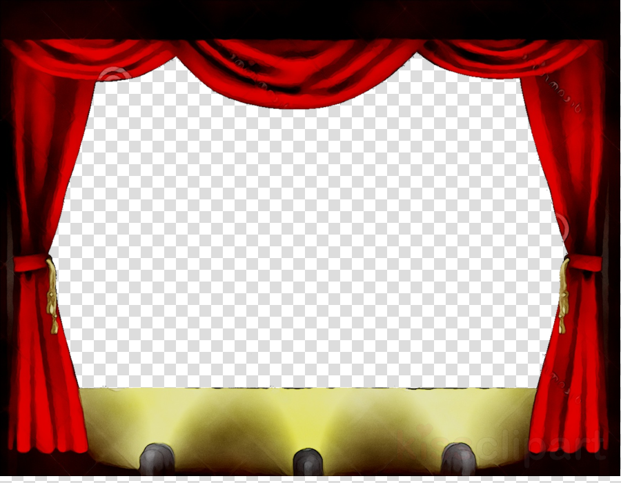 Curtains clipart musical theatre, Curtains musical theatre Transparent