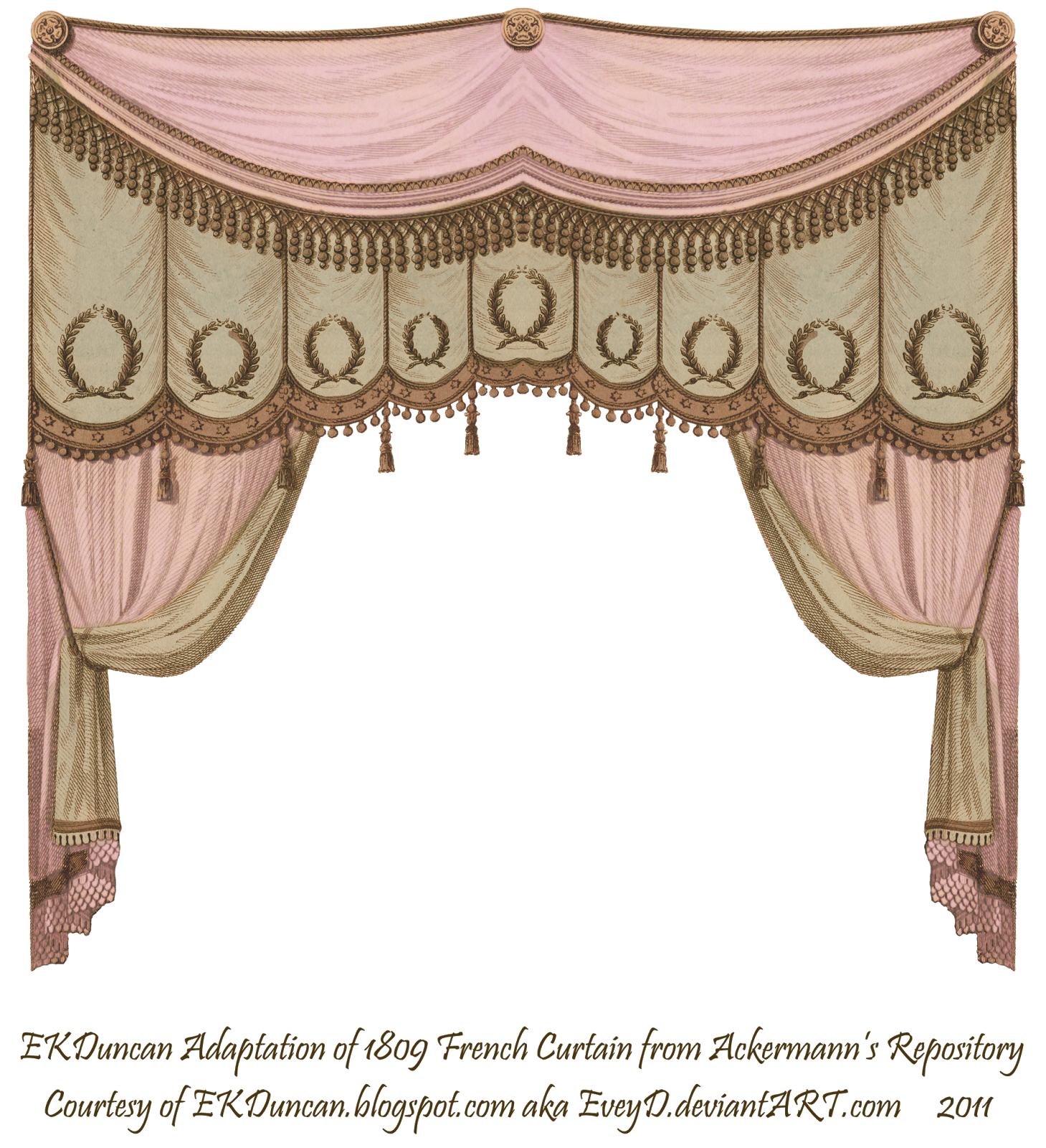 curtain clipart old