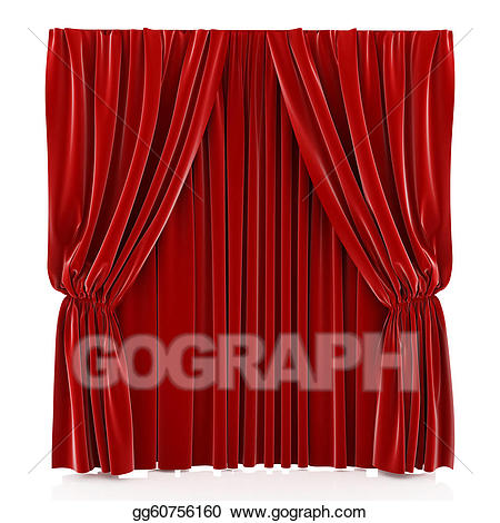 curtain clipart real