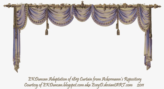 curtain clipart real