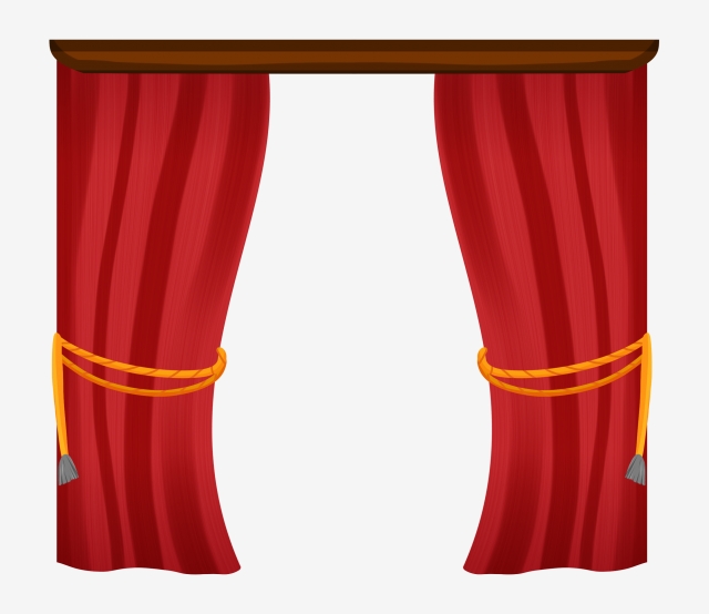 curtains clipart side