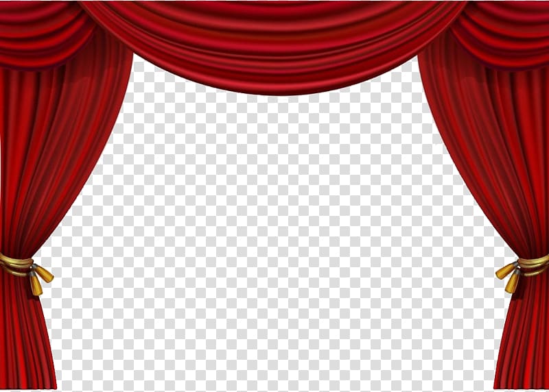 curtains clipart theather