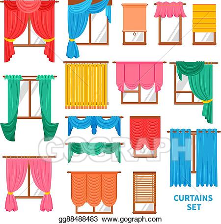 curtains clipart window blind