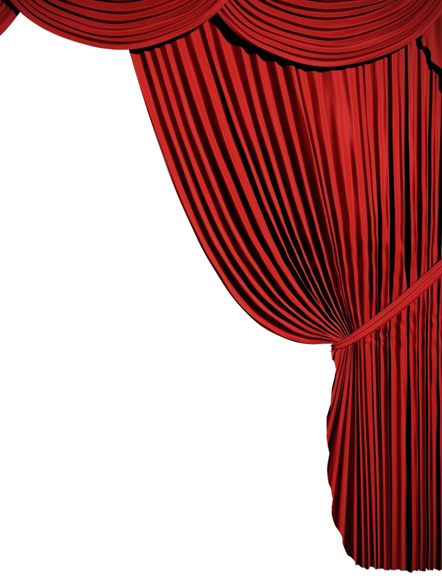 Corner red png transparentpng. Curtains clipart