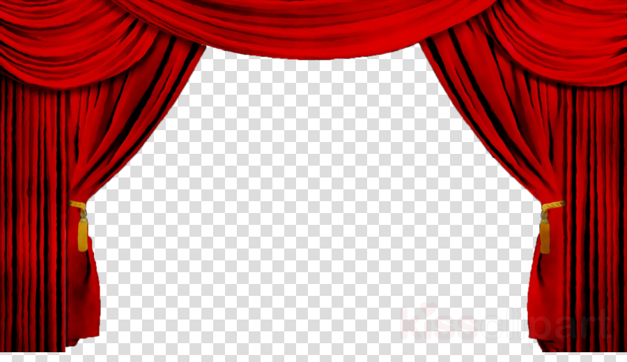 curtains clipart theather