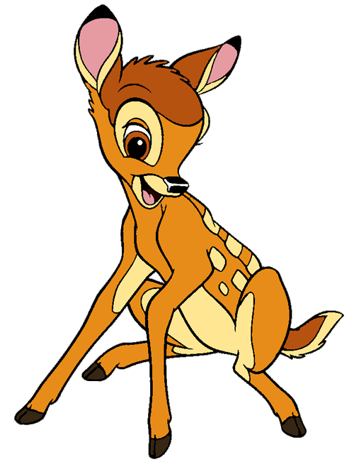 Disney clipart bambi. Clip art galore cute