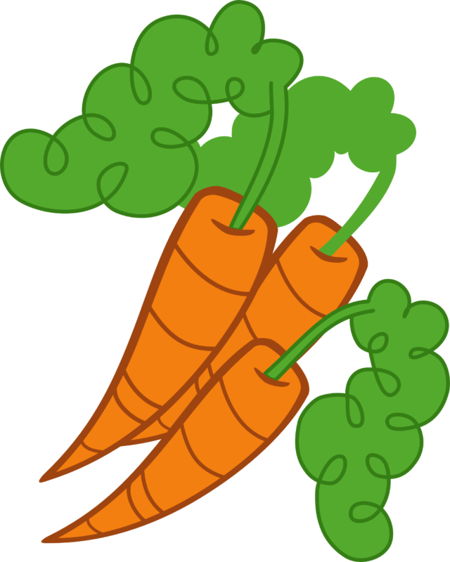 face clipart carrot