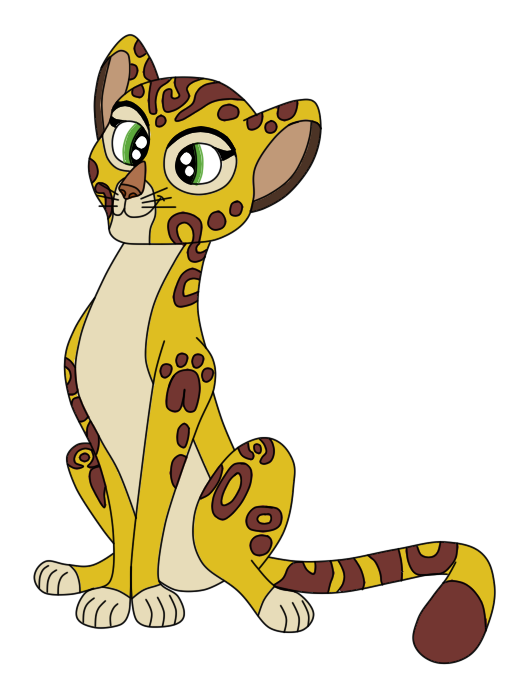 Fuli doodle by squipy. Cute clipart cheetah