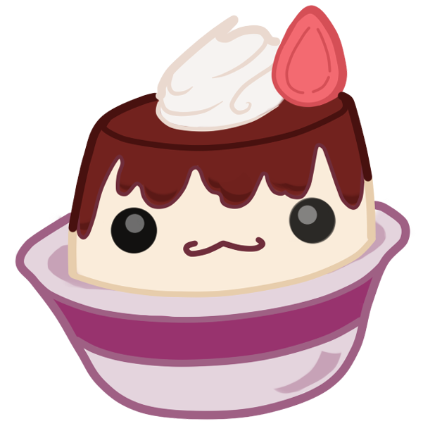  collection of pudding. Yogurt clipart cute