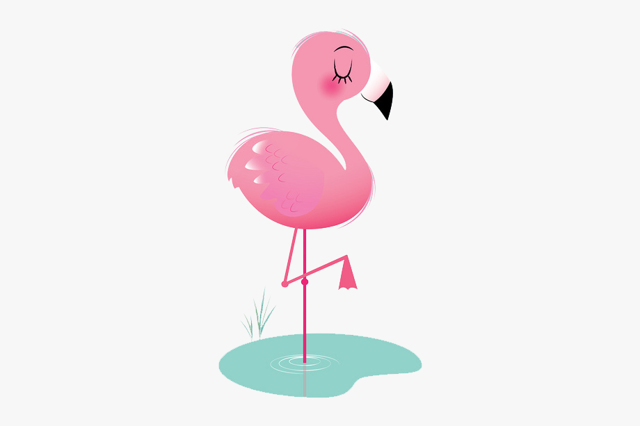 yard flamingo clipart