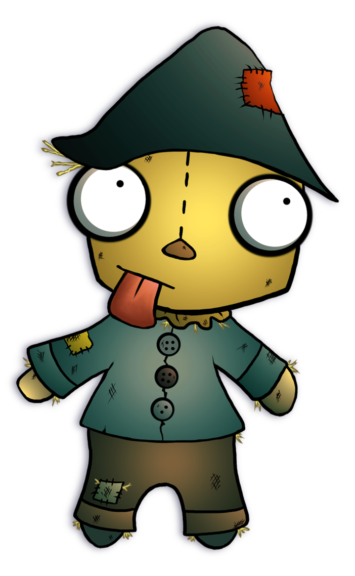 Gorilla clipart mad. Gir the scarecrow by