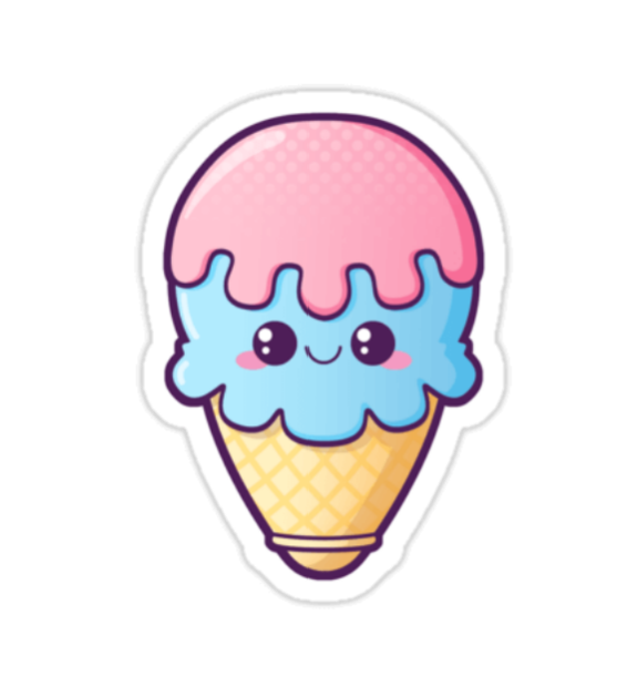 kawaii clipart ice cream