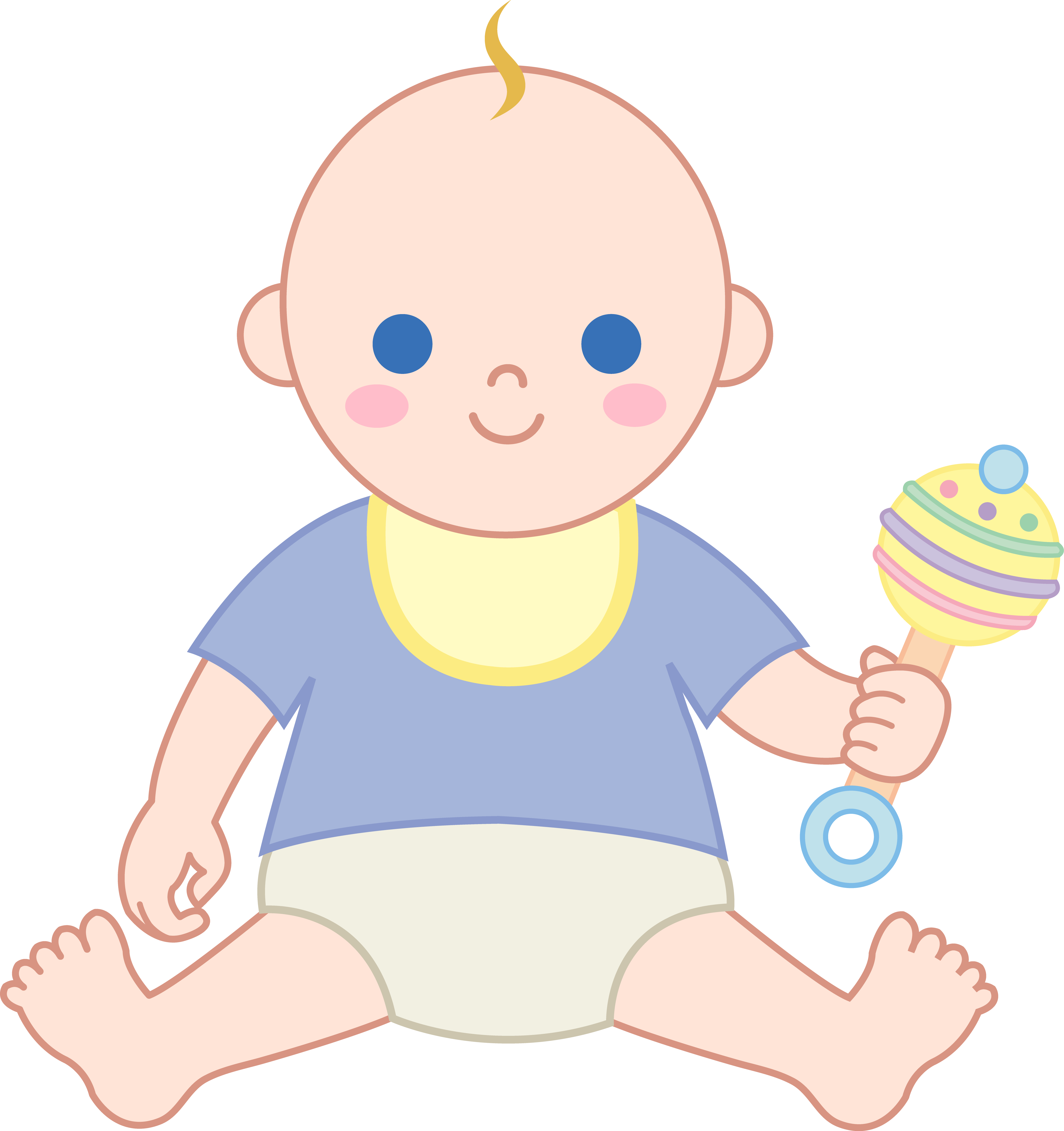 foot clipart baby girl