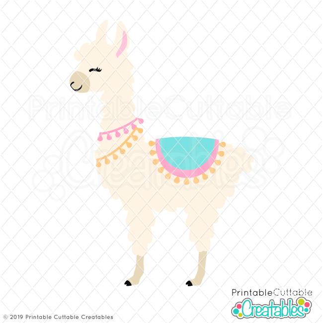 Download Free Llama Birthday Card Svg : Cute llama birthday card stock vector. Illustration of ... / Send ...