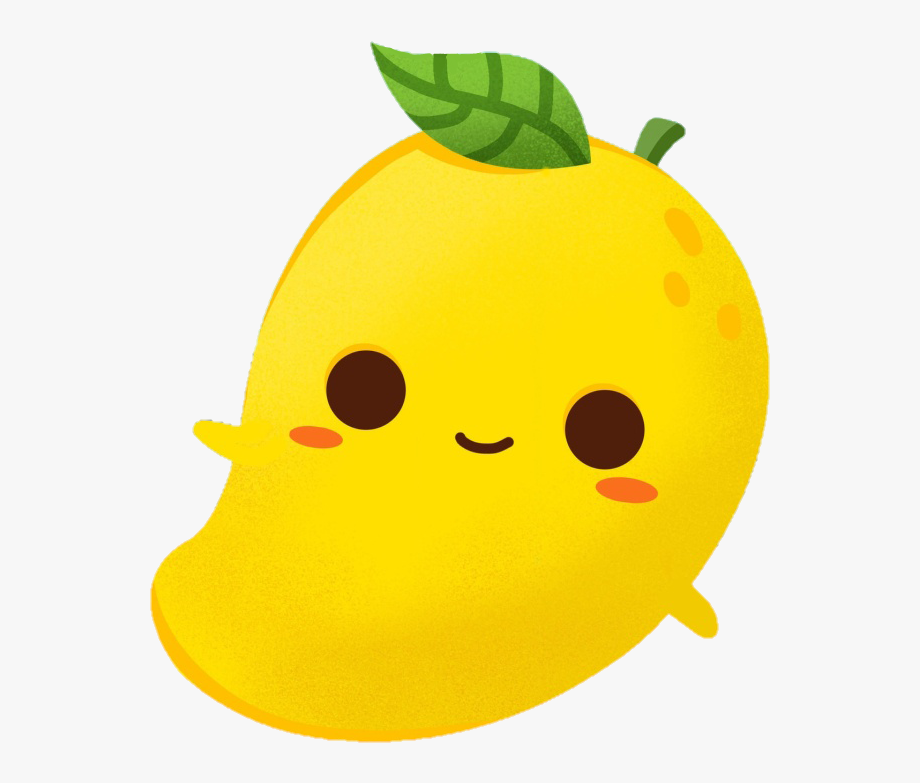 mango clipart cute