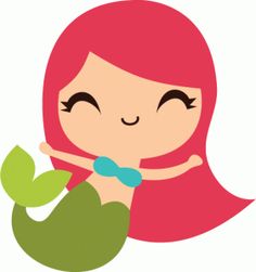 mermaid clipart easy