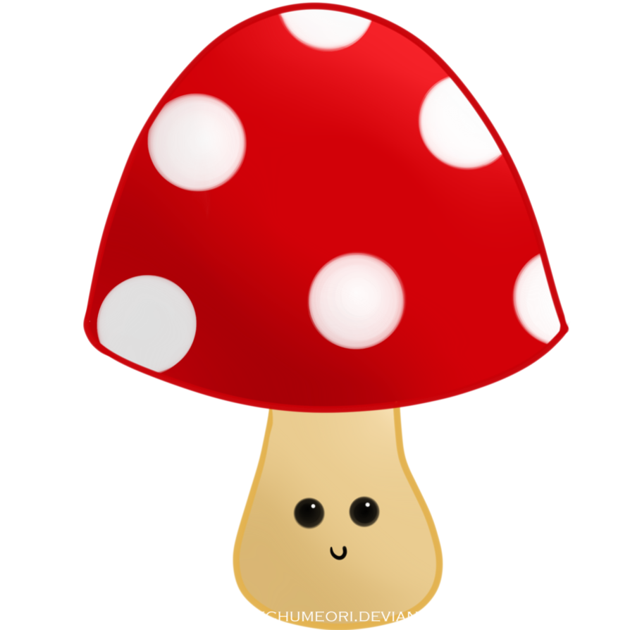 Mushroom clipart simple cartoon, Mushroom simple cartoon Transparent