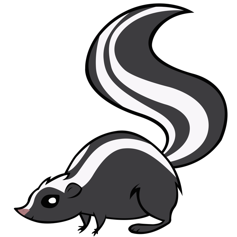  animal boots equestria. Cute clipart skunk