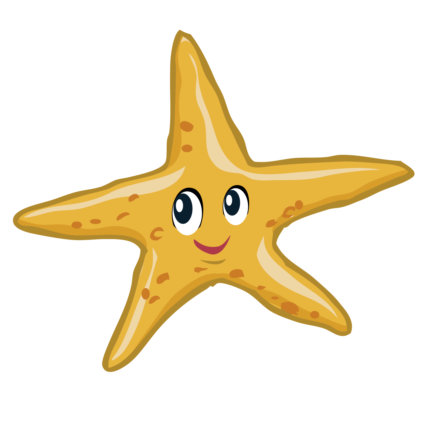 Clip art big transprent. Cute clipart starfish
