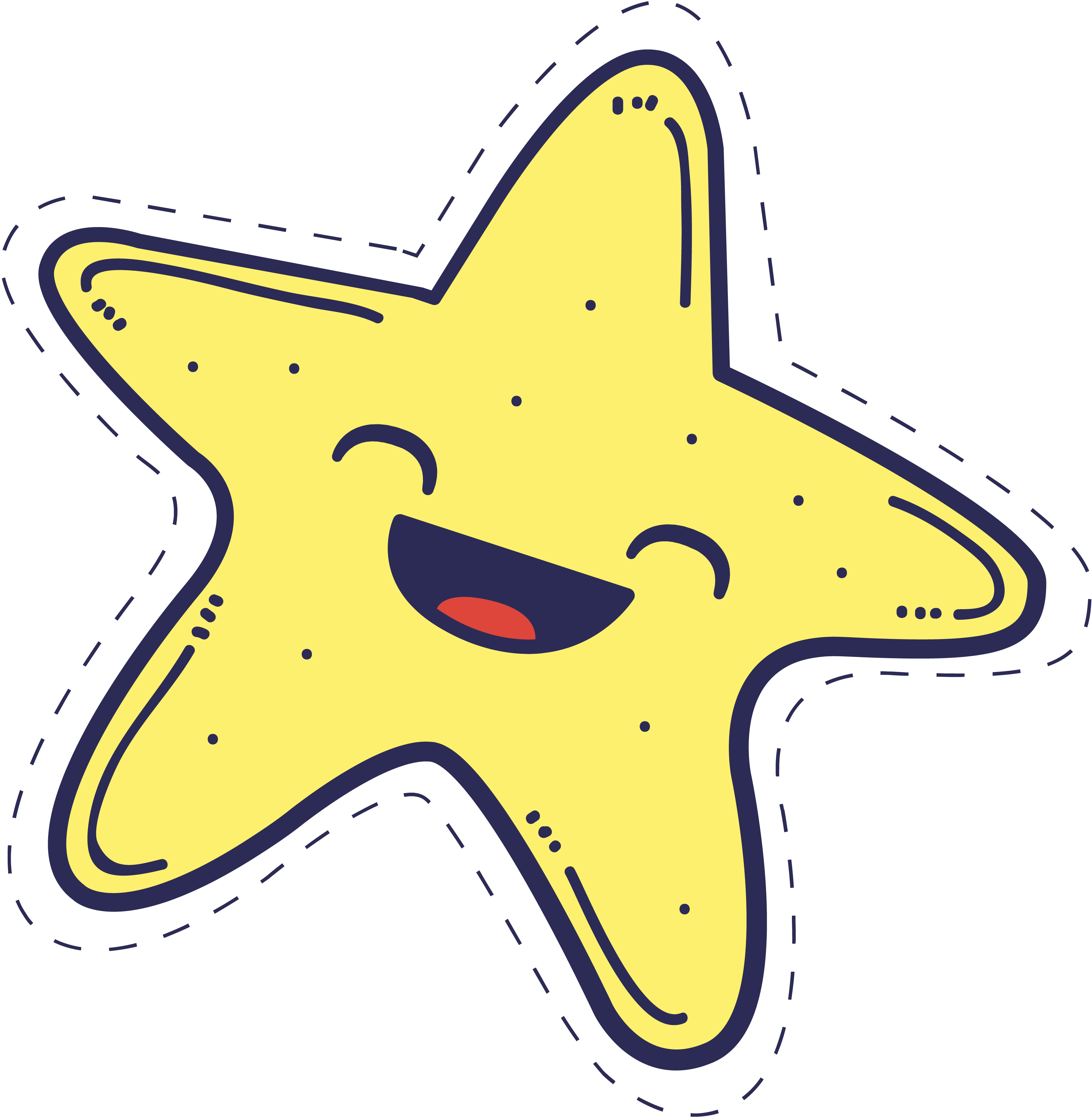 Wing clipart star. Starfish cartoon clip art